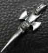 Photo15: Quarter Single Skull Dagger Round Bottom & H.W.O Pendant (15)