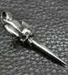 Photo12: Quarter Single Skull Dagger Round Bottom & H.W.O Pendant (12)