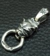 Photo4: Half Bulldog Boat Chain Neck Pendant (4)