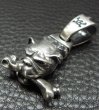 Photo5: Old Bulldog With Bone Boat Chain Neck Pendant (5)