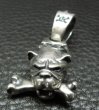 Photo2: Old Bulldog With Bone Boat Chain Neck Pendant (2)