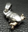 Photo5: Old Bulldog With Gold Bone Boat Chain Neck Pendant (5)