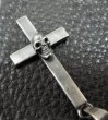 Photo4: Skull On Plain Petro Cross Pendant [1/16] (4)