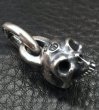 Photo4: Single Skull Without Jaw Pendant (4)