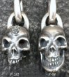 Photo6: Single Skull Without Jaw Pendant (6)