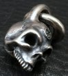 Photo3: Single Skull Without Jaw Pendant (3)