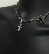 Photo8: 1/64  Long 4 Heart Crown Cross With H.W.O Pendant (8)