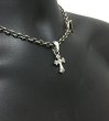 Photo6: 1/64  Long 4 Heart Crown Cross With H.W.O Pendant (6)