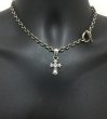 Photo4: 1/64  Long 4 Heart Crown Cross With H.W.O Pendant (4)