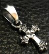 Photo3: 1/64  Long 4 Heart Crown Cross With H.W.O Pendant (3)