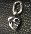 Photo8: Single Skull With Long O-ring Pendant (8)