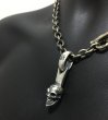 Photo7: Single Skull Zipper Pull Pendant (7)