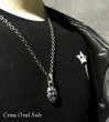 Photo14: Cross Oval & Battle-AX Oval Reversible Pendant (14)