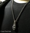 Photo13: Cross Oval & Battle-AX Oval Reversible Pendant (13)