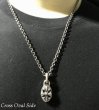 Photo12: Cross Oval & Battle-AX Oval Reversible Pendant (12)