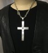 Photo7: G&Crown Plain Cross Pendant [Full,Half] (7)