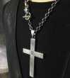 Photo5: G&Crown Plain Cross Pendant [Full,Half] (5)