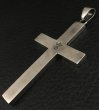 Photo4: G&Crown Plain Cross Pendant [Full,Half] (4)