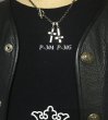 Photo3: Phantom Skull On Plain Petro Cross Pendant [1/96] (3)