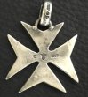 Photo2: Giant Maltese Cross Pendant (2)