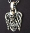 Photo9: Skull On Snake Buckle With Sculpted Oval Pendant (9)