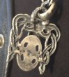 Photo8: Skull On Snake Buckle With Sculpted Oval Pendant (8)