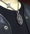 Photo7: Both Side Sculpted Oval With H.W.O Pendant (7)