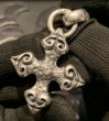 Photo3: Quarter 4 Heart Chiseled Short Cross With H.W.O Pendant (3)