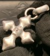 Photo10: Quarter 4 Heart Chiseled Short Cross With H.W.O Pendant (10)