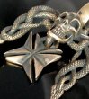 Photo13: Skull On Snake Buckle With Maltese Cross Pendant (13)