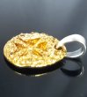 Photo6: Pure Gold Wrap 1/16 Maltese Cross Blob Pendant (6)