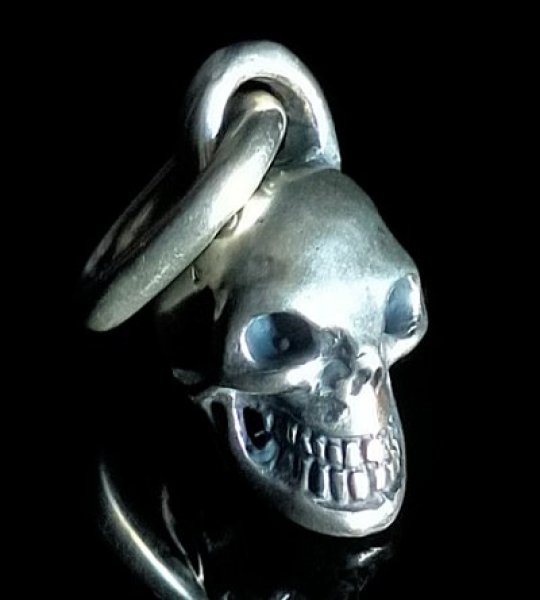 Photo1: Iron Mask Skull Pendant (1)