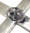 Photo10: Skull On Plain Petro Cross Pendant [Full] (10)