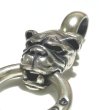 Photo7: Large Old Bulldog Pendant W/O Spike (7)