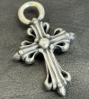 Photo1: Master Art Nouveau Cross Pendant (1)