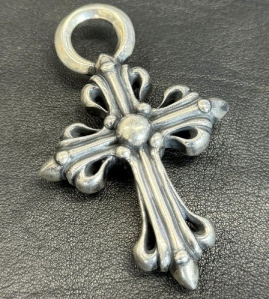 Photo1: Master Art Nouveau Cross Pendant (1)