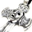 Photo13: 1/16 Face On Battle-Ax Cross With Classic H,W,O Pendant  (13)