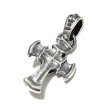 Photo5: 1/16 Face On Battle-Ax Cross With Classic H,W,O Pendant  (5)