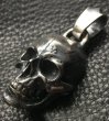 Photo5: Large skull  Pendant (5)