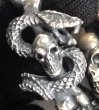 Photo8: Quarter Skull On Snake With H.W.O Pendant (8)