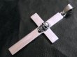 Photo3: Skull On Plain Cross Pendant [Full ,  Half , Quarter] (3)