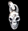 Photo5: Half Size Single Skull Pendant (5)