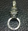 Photo2: Old Bulldog With ZAZA Floating Diamond O-Ring Pendant (2)