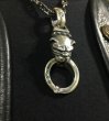 Photo11: Old Bulldog With ZAZA Floating Diamond O-Ring Pendant (11)