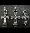 Photo11: One Eighth Long 4 Heart Crown Cross With H.W.O Pendant (11)