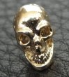 Photo2: Gold Twelve Small Skull Pierce (Screw type) (2)