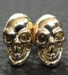 Photo7: Gold Twelve Small Skull Pierce (Screw type) (7)