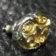 Photo5: 18k Gold Solder On Sculpted Oval Pierce (5)