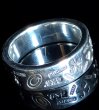 Photo2: Multi Stamp Flat Bar Ring (2)