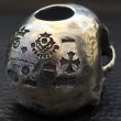 Photo14: Old Large Skull Pen Stand (14)